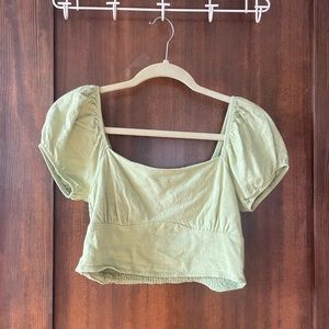 L.A. Hearts Bodice Linen Top